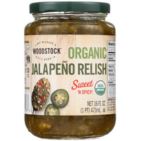 Woodstock Organic Relish Jalapeno (6X16 Oz)