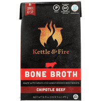 Kettle And Fire - Bone Broth Chipotle Beef - Case Of 6 - 16.9 Oz(D0102Hx22Hv.)
