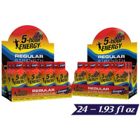 5-Hour Energy Shot, Regular Strength Grape, 1.93 Oz 24 Count - C12
