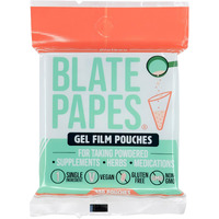 Blate Papes Gel Film Pouches, 120 Count | Edible Films For Taking Herbs And Supplements