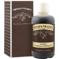 Nielsen-Massey Pure Vanilla Extract For Baking And Cooking, 32 Ounce With Gift Box