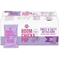 Angie's Boomchickapop Sweet & Salty Kettle Corn Popcorn, 1 Oz. (Pack Of 24)