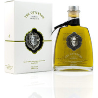 The Governor Premium Extra Virgin Olive Oil - Unfiltered, Cold-Pressed, Single Origin Lianolia - Peppery, Robust, Floral, Fruity Notes - Rich In Natural Polyphenols, Oleocanthal, Antioxidants, 500Ml