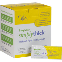 Simplythick Easymix | 100 Count Of 12G Individual Packets | Gel Thickener For Those With Dysphagia & Swallowing Disorders | Creates An Iddsi Level 3 - Moderately Thick (Honey Consistency)