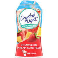 Crystal Light Sugar-Free Zero Calorie Liquid Water Enhancer With Caffeine - Strawberry Pineapple Water Flavor Drink Mix (1.62 Fl Oz Bottle)