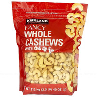 Kirkland Signature Organic Cashews 1.13Kg