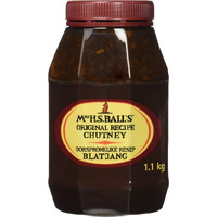 Mrs H.S.Ball's Original Chutney (1.1Kg Wide Mouth Plastic Bottle) - Imported From South Africa