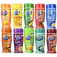 Kernel Season's Popcorn Seasoning Large Sampler Pack 2.7Oz Container (Variety Pack Of 10 Different Flavors)