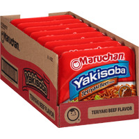 Maruchan Yakisoba Teriyaki Beef, 4.00 Oz, Pack Of 8