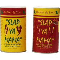 Slap Ya Mama Cajun Seasoning From Louisiana, Spice Variety Pack, 8 Ounce Cans, 1 Original Cajun And 1 Hot Cajun Blend