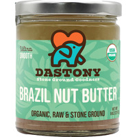 Dastony Organic Raw Brazil Nut Butter, 8 Oz | Only One Ingredient | Vegan, Paleo And Keto Friendly, Non Gmo, Gluten-Free - Pack Of 1