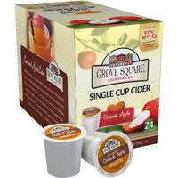 Grove Square Cider Pods, Caramel Apple, Single Serve (Pack Of 24) (Packaging May Vary)