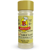 Bensons - Table Tasty Salt Substitute, Salt-Free Gourmet Popcorn Seasoning, No Sodium, No Potassium Chloride, No Msg, Gluten Free, 3Oz Bottle With Shaker Top