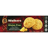 Walkers Shortbread Gluten-Free Ginger And Lemon Shortbread, 4.9 Ounce