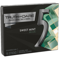 5 Gum Sweet Mint Sugarfree Gum, 15 Piece (10 Packs)