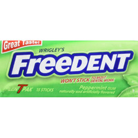 Freedent Peppermint Gum Plen - T - Pack (12 Count)