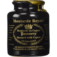 Royal Mustard Pommery Mustard With Cognac In Pottery Crock, 8.8 Oz