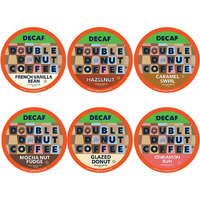 Double Donut Decaf Medium Roast Coffee Pods Variety Pack - 24 Count