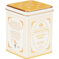 Harney & Sons Chamomile Herbal Tea, Classic Tin, 20 Sachets, White