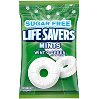 Life Savers Wint-O-Green Sugar Free Breath Mints Hard Candy, 2.75 Oz Bag (Pack Of 12)