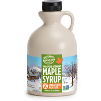 Butternut Mountain Farm Pure Vermont Maple Syrup, Grade A, Amber Color, Rich Taste, All Natural, Easy Pour Jug, 32 Fl Oz, 1 Qt