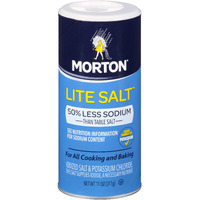 Morton Lite Salt, 11 Ounce Canister (Pack Of 12)
