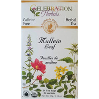 Celebration Herbals Organic Mullein Leaf Tea Bags 24 Count