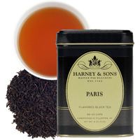 Harney & Sons Paris Tea , 4 Oz Loose Leaf Black Tea W/ Caramel And Fruit Flavors