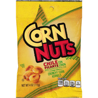 Corn Nuts Chile Picante Con Limon Crunchy Corn Kernels Snack, 4 Ounce Bag (Pack Of 12)
