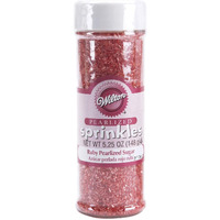 Wilton Pearilized Sugar Food Decorative, Ruby,Red