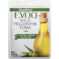 Starkist E.V.O.O. Yellowfin Tuna In Extra Virgin Olive Oil, 2.6 Oz, Pack Of 24