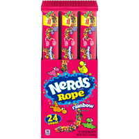 Nerds Rope Candy, Rainbow, 0.92 Ounce (Pack Of 24)