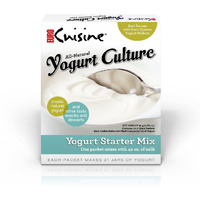 Euro Cuisine Ri1020 All Natural Yogurt Culture Starter - Perfect For Dairy Free, Whole Milk, Protein Yogurt - Probiotic Yogurt Pouches For Smooth, Creamy Homemade Yogurt