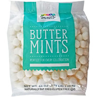 Party Sweets White Buttermints, 2.75 Pound, Appx. 350 Pieces From Hospitality Mints