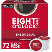 Eight O'Clock Coffee The Original, Keurig Single Serve K-Cup Pods, Medium Roast, 72 Count (6 Packs Of 12)