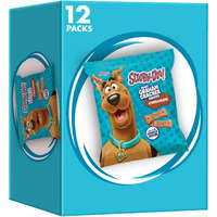 Kellogg's Scooby-Doo! Baked Graham Cracker Sticks, Lunch Snacks, Snack Crackers, Cinnamon, 12Oz Box (12 Pouches)