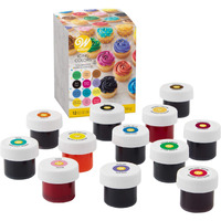Wilton Icing, 12-Count Gel-Based Food Color, 0.5 Ounce (Pack Of 12), Assorted