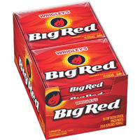 Big Red Wrigley's Cinnamon Chewing Gum Bulk Pack, 15 Count(Pack Of 10)