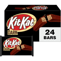 Kit Kat Dark Chocolate Wafer Candy Bars, 1.5 Oz (24 Count)