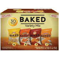 Lays Oven Baked Potato Chips Variety Pack, 30Count
