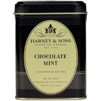 Harney & Sons Loose Leaf Black Tea, Chocolate Mint, 4 Ounce