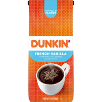 Dunkin' French Vanilla Flavored Ground Coffee, 12 Ounce (Pack Of 1)