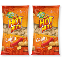 Hampton Farms Hot Nuts Cajun Spicy Peanuts, 10 Oz.(Pack Of 2)