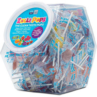 Zollipops Clean Teeth Lollipops | Anti-Cavity, Sugar-Free Candy With Xylitol, Assorted Flavors, 150 Count (Pack Of 1) - Great For Kids, Diabetics, And Keto Diet