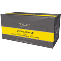 Taylors Of Harrogate Lemon & Ginger Herbal Tea, 100 Count (Pack Of 1)
