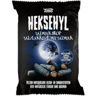 Licorice In Bag - Pingvin Tom Heksehyl Zout (Zoute Salmiak Staafjes/Salty Sticks Filled With Salmiak),10.6 Oz