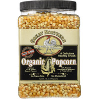 Organic Popcorn Kernels - 4Lb Resealable Bulk Jug Of Yellow Gourmet Popping Corn For Microwave, Stovetop, And Popper Machine By Great Northern Popcorn