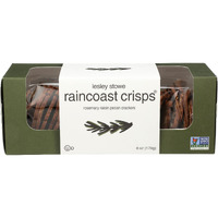 Raincoast Crisps Leslie Stowe, Rosemary Raisin Pecan Crackers, 5.3 Ounces