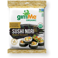 Gimme Snacks - Organic Roasted Seaweed - Sushi Nori - 0.81 Ounce - (Pack Of 12) - Non Gmo, Gluten Free, Keto, Paleo