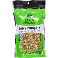 Eden Foods Organic, Spicy Pumpkin Dry Roasted Seeds, 4 Oz (113 G)
